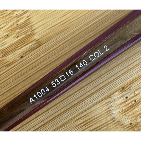 Project Nude A1004 Women's Eyeglasses 53-16-140 Rust Brown Marble FRAMES ONLY - Picture 9 of 10